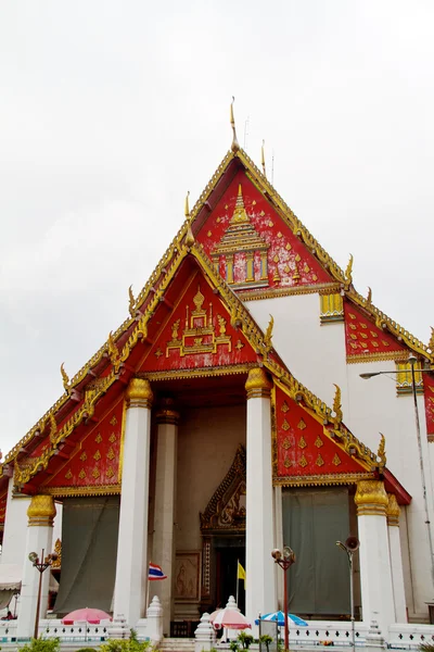 King Palace Wat mongkolpraphitara en Ayutthaya, Tailandia — Foto de Stock