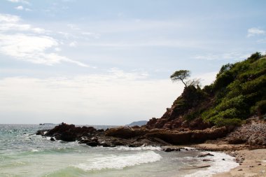 Beautiful blue sea from Similan islands in Thailand, Asia clipart