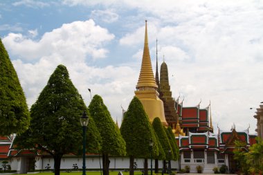 Wat phra kaew, Grand palace, Bangkok, Thailand clipart