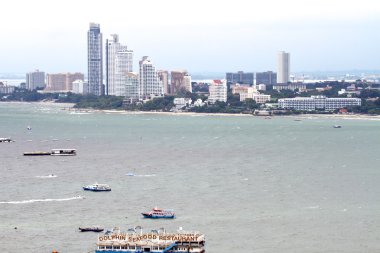 PATTAYA - SEPTEMBER 10 : Pattaya-city birds view September 10, clipart