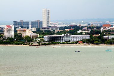 PATTAYA - SEPTEMBER 10 : Pattaya-city birds view September 10, clipart