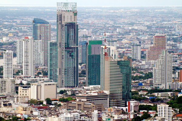 BANGKOK - SEPTEMBER 15 : Bangkok city view September 15, 2011 in Bangkok. City view from the skyscrapper