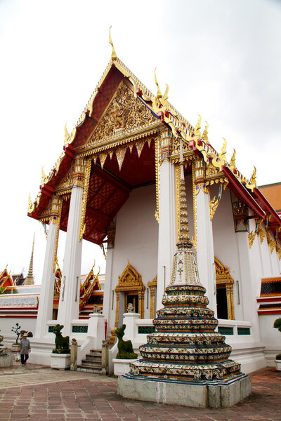 Thailand Bangkok Wat Arun temple detail