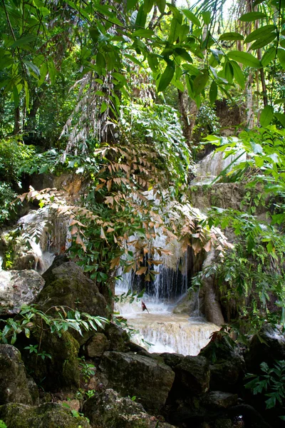 stock image Erawan Waterfall, Kanchanaburi, Thailand