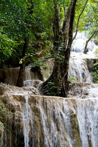 stock image Erawan Waterfall, Kanchanaburi, Thailand