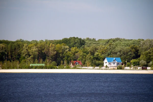 Dnipro river coast — Stock Photo, Image