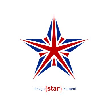 United Kingdom flag colors clipart