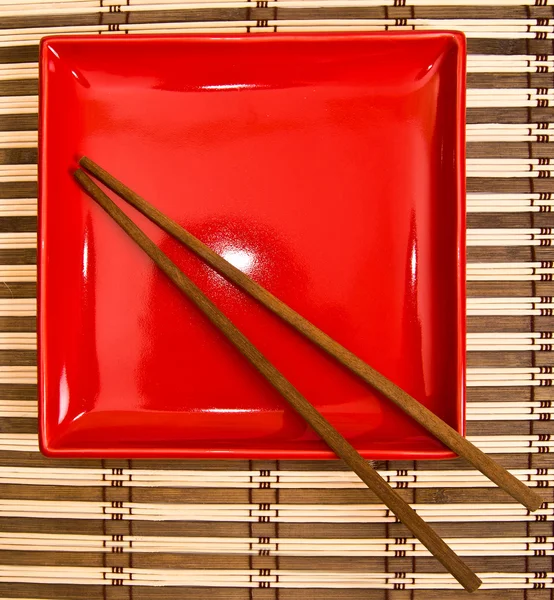 Chine de sushis japonais — Photo
