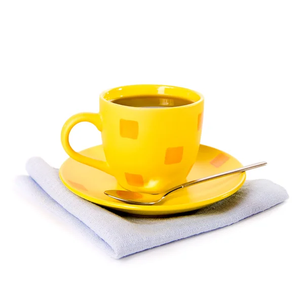 레몬과 차의 유리 컵 — 스톡 사진