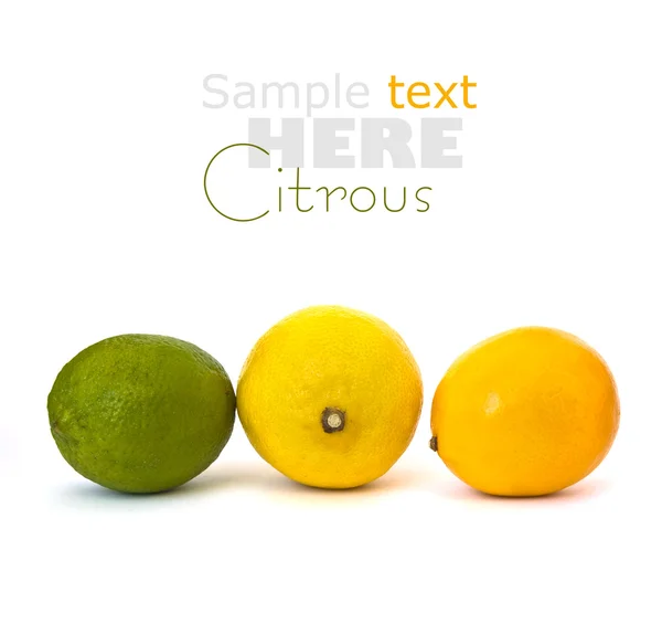 Vápno a citrony — Stock fotografie