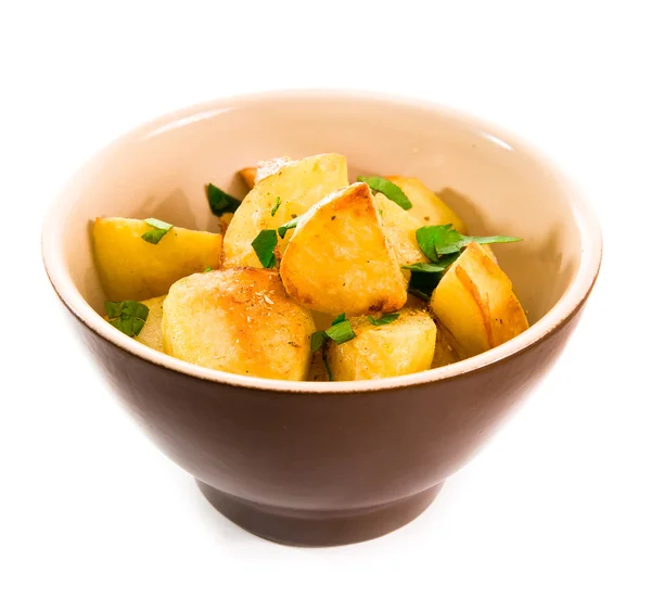 Roasted potatoes with herbs — Stock Photo, Image