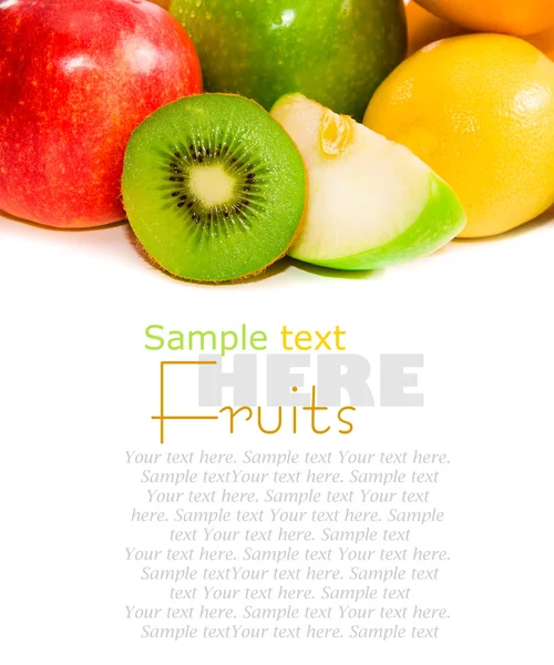 Große Auswahl an Früchten — Stockfoto
