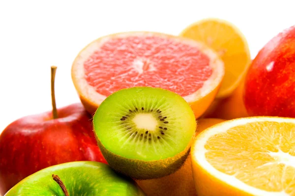 Groot assortiment van vruchten — Stockfoto