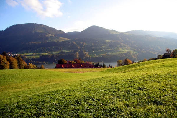 stock image Alpine valley