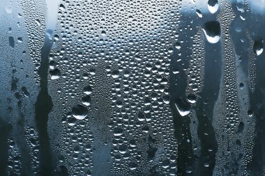 Water drops on glass clipart