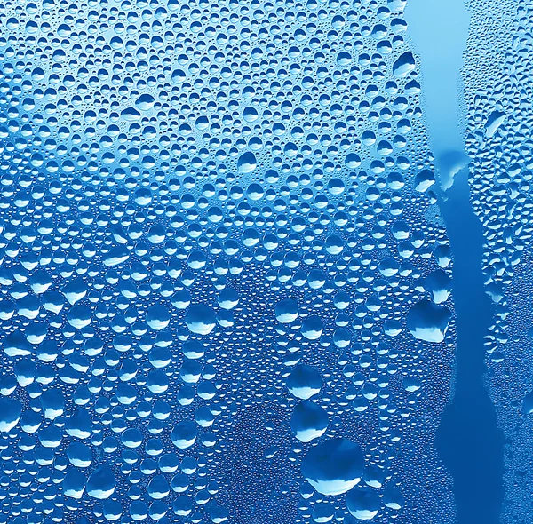 Vízcseppek üvegen — Stock Fotó
