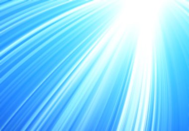 Abstract rays of light on sky blu, abstract texture clipart