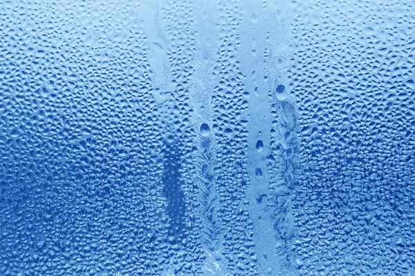 Textura congelada da gota de água — Fotografia de Stock