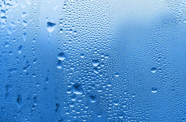 Blå vatten droppe textur — Stockfoto