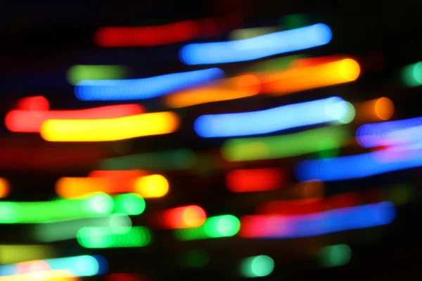 Luzes de cor desfocadas — Fotografia de Stock