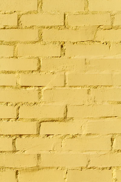 Pared de ladrillo amarillo — Foto de Stock