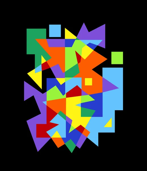 Padrão geométrico colorido abstrato — Fotografia de Stock
