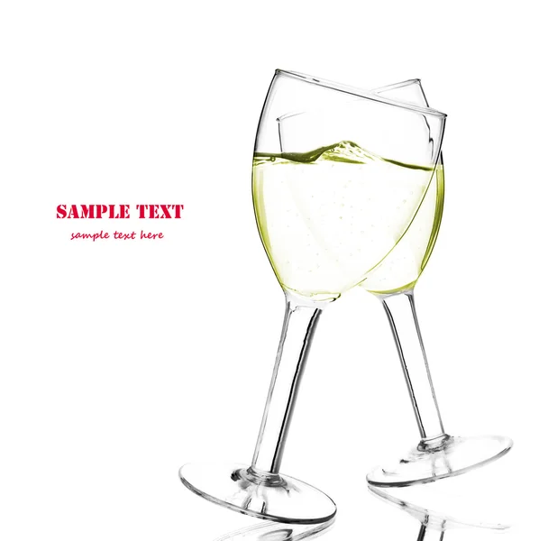 Glasses wine — Stock Photo, Image