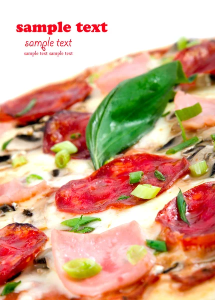 Pizza closup — Stock Photo, Image