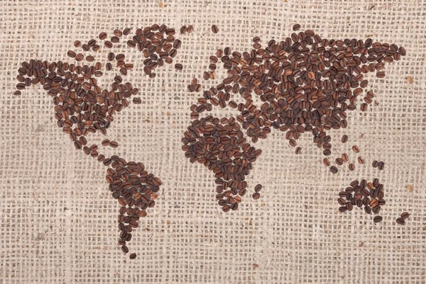 Kaffe karta — Stockfoto