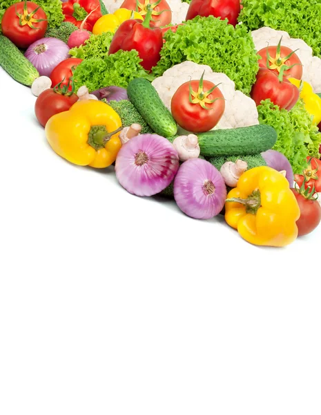 Geassorteerde verse groenten — Stockfoto