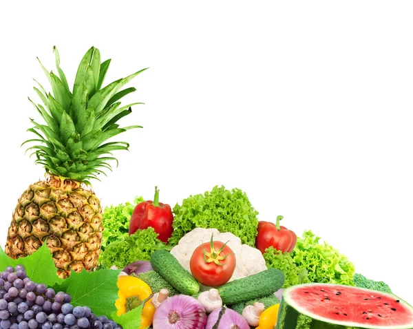 Fresh fruits and vegetables Stock Photo