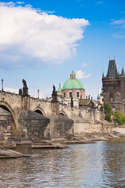 Ponte di Karlov o Charles a Praga — Foto Stock