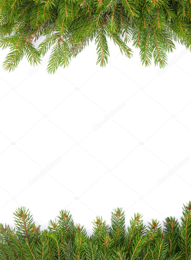 Christmas green framework