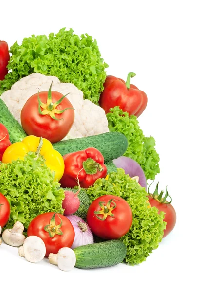 Assorterte friske grønnsaker – stockfoto