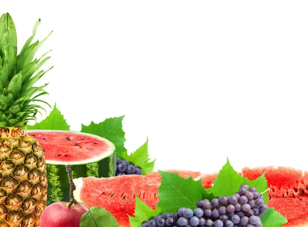 Kleurrijke gezond vers fruit — Stockfoto