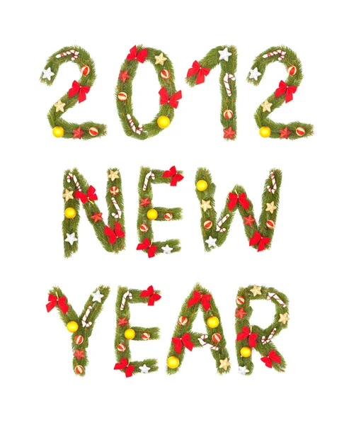 Saudação da véspera de Ano Novo. 2012 — Fotografia de Stock