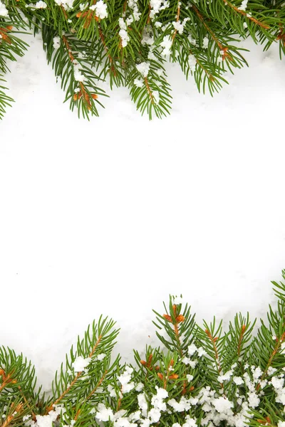 Noel framework ile kar — Stok fotoğraf