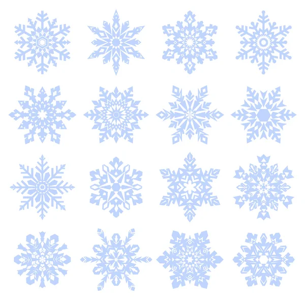 Copos de nieve . — Archivo Imágenes Vectoriales