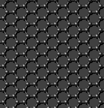 Seamlessly molecular lattice. clipart
