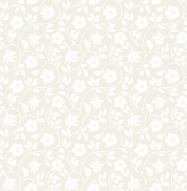 Floral seamless background. clipart