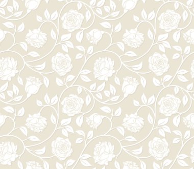 Floral seamless background. clipart