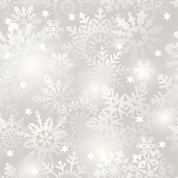 Schneeflocke nahtloser Hintergrund. — Stockvektor