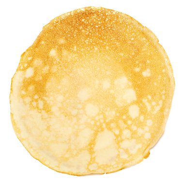 Pancake isolated on white background. clipart