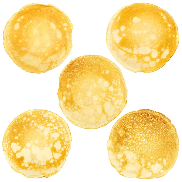 Pancake isolated on white background. — Stock Photo, Image