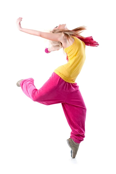 Танцующая девушка — стоковое фото