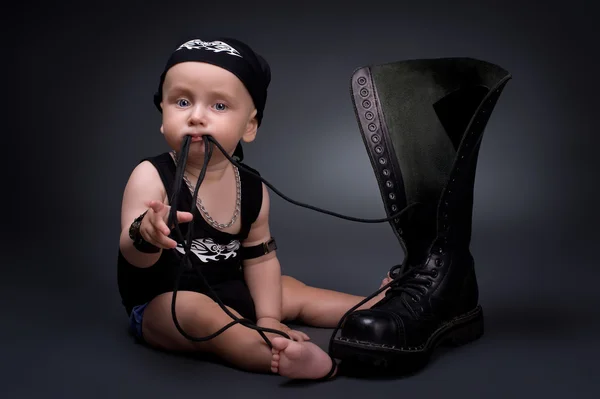 Rocker-baby — Stock Photo, Image