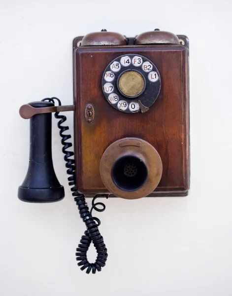 Ретро-телефон — стоковое фото