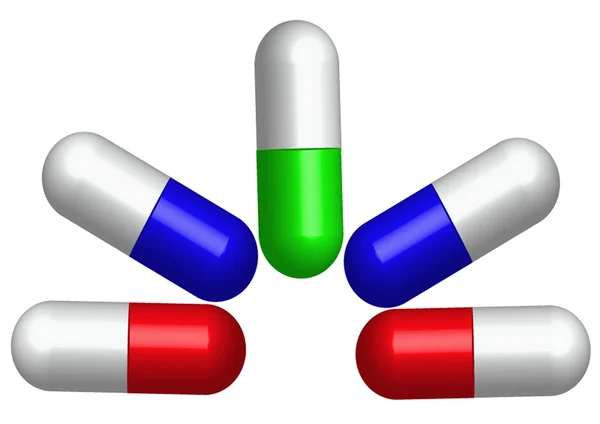 Medicine in capsule — Stock Vector