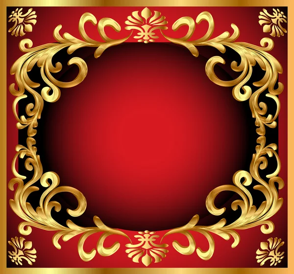 Fond motif or — Image vectorielle