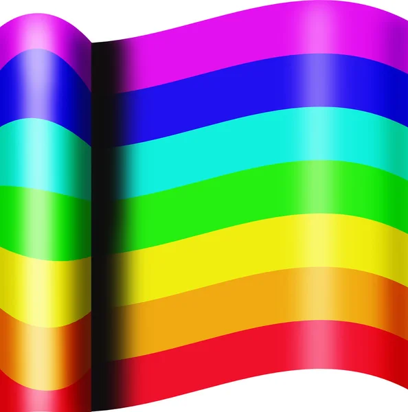 Linha de cores no livro — Fotografia de Stock